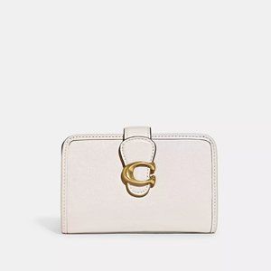 Coach Tabby Medium Wallet - Brass/Chalk